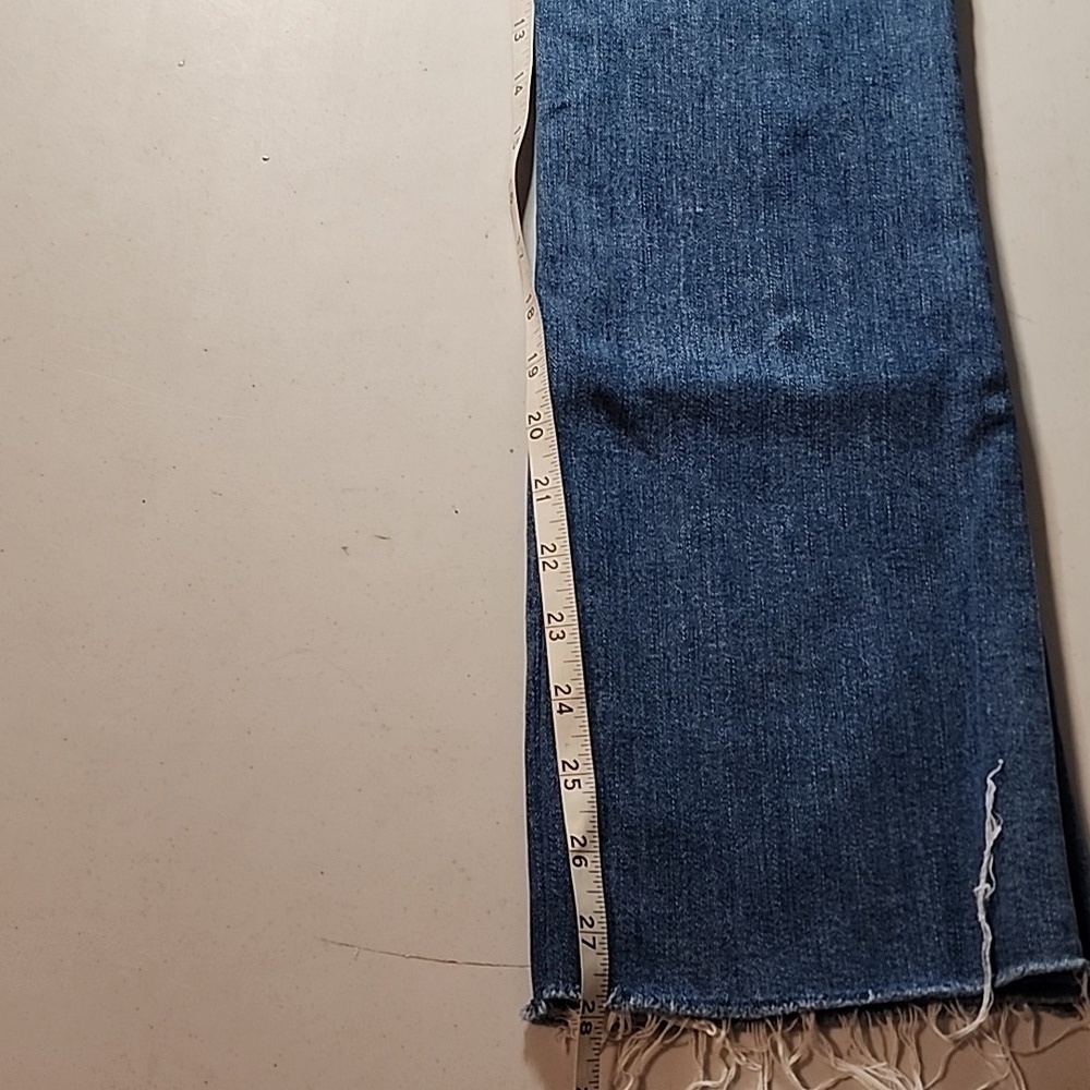 MOTHER Classic Blue Straight Leg Jeans - Picture 5 of 7